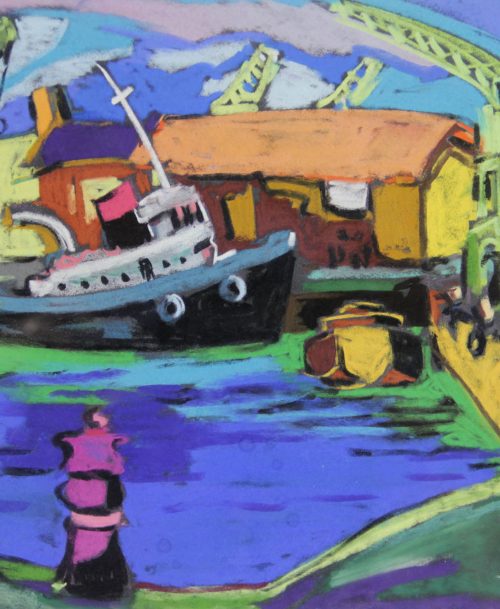 Le port de commerce, Le Havre