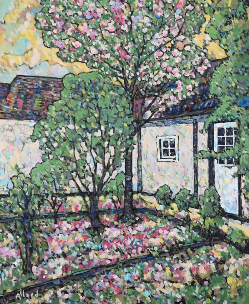 Les pétales au fond du jardin