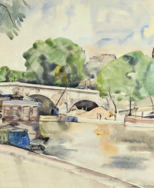 <div><strong><span style="color: #ff6600">VENDU</span></strong></div>Paris, les pécheurs sur les quais