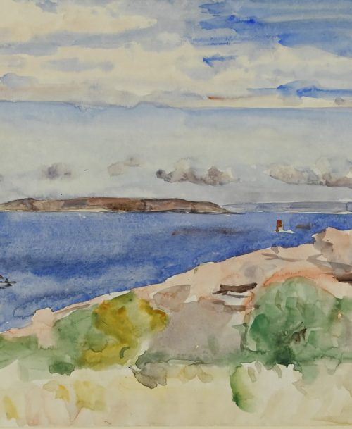 <div><strong><span style="color: #ff6600">VENDU</span></strong></div>Bretagne, la voile rouge