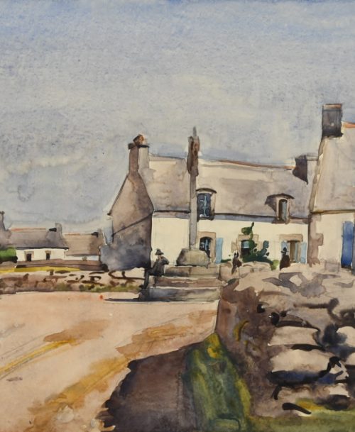 <div><strong><span style="color: #ff6600">VENDU</span></strong></div>Village breton, le calvaire