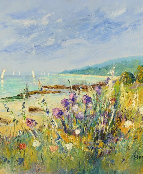 <div><strong><span style="color: #ff6600">VENDU</span></strong></div>Fleurs à Pendepie, Honfleur