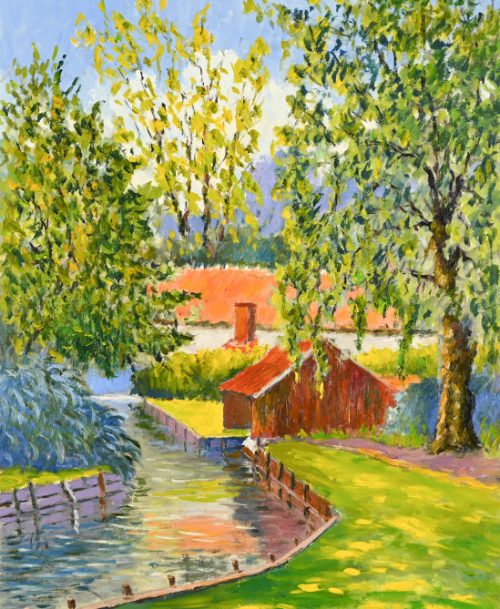 Bord de rivière à Saint Denis la Ferment