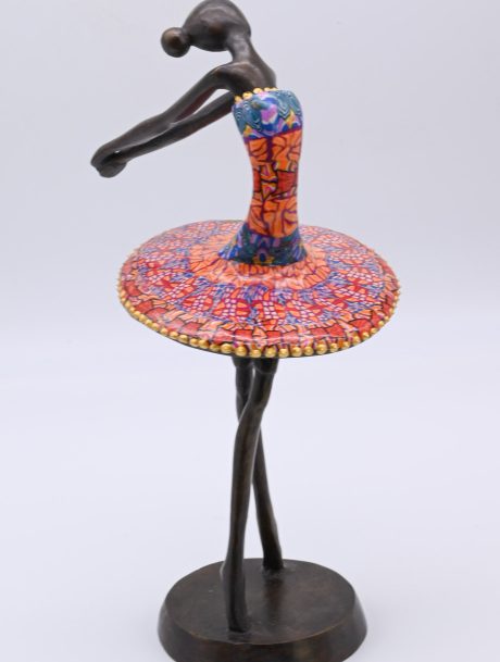 <div><strong><span style="color: #ff6600">VENDU</span></strong></div>La danseuse au tutu orange