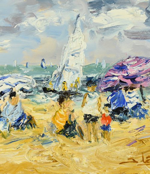 Scène de plage