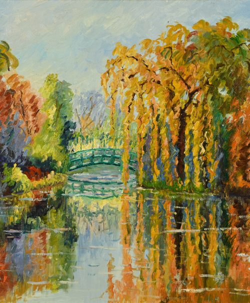 <div><strong><span style="color: #ff6600">VENDU</span></strong></div>L'étang à Giverny