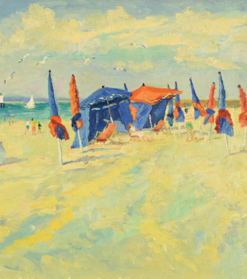 Parasols à Deauville