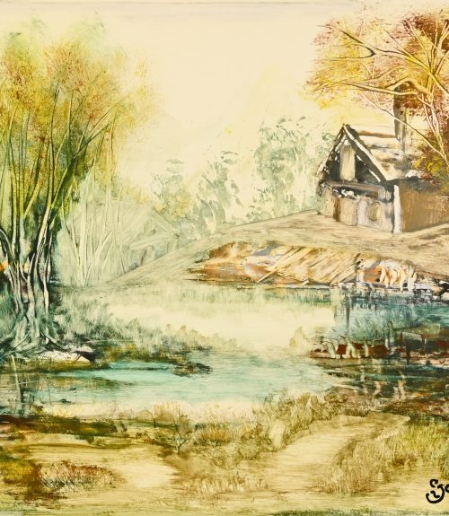 Maison au bord de l'eau