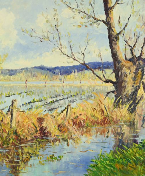 <div><strong><span style="color: #ff6600">VENDU</span></strong></div>Les inondations à Saint Martin de Boscherville