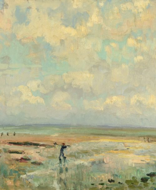 Pêcheurs à marée basse