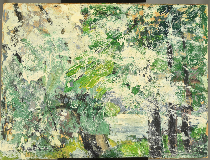 Le coin du jardin, pommier en fleurs – Image 8