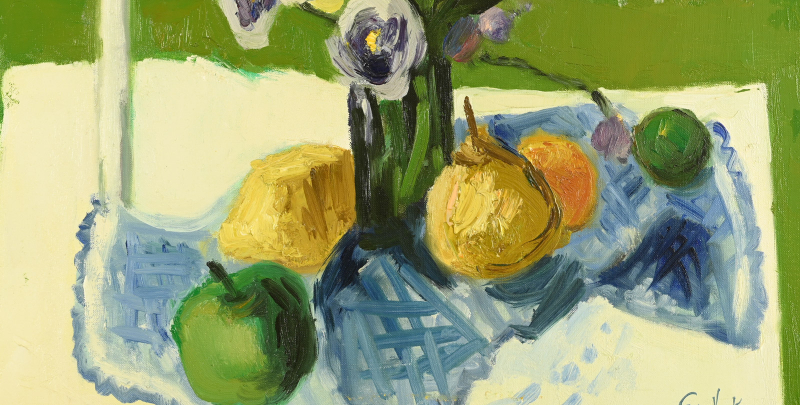Fruits sur table sous parasol – Image 4