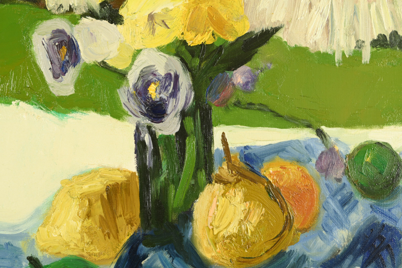Fruits sur table sous parasol – Image 5