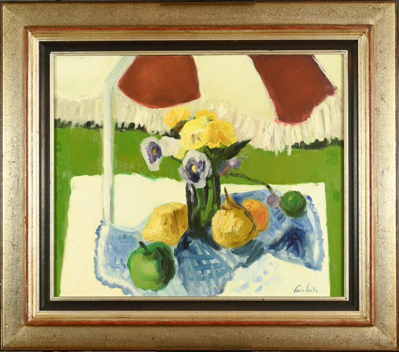 Fruits sur table sous parasol – Image 8