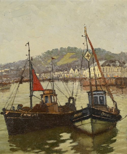 Honfleur, l'entrée du port