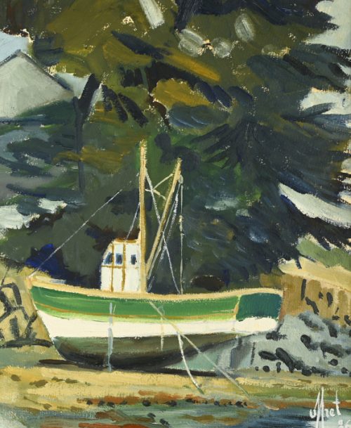 Bateau à marée basse