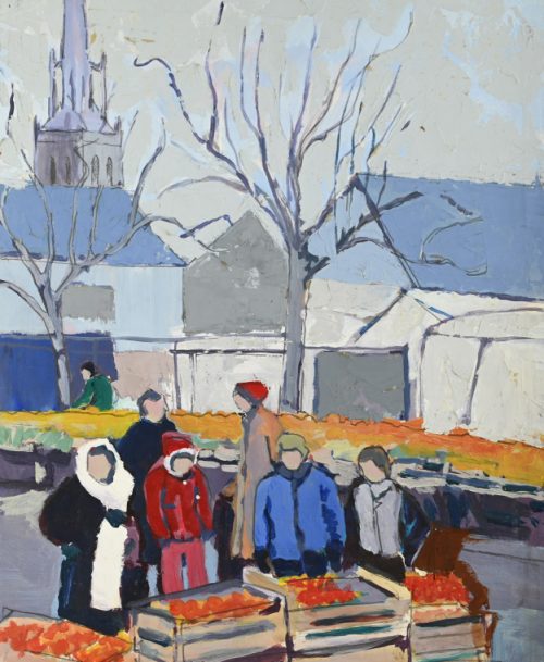Marché en hiver