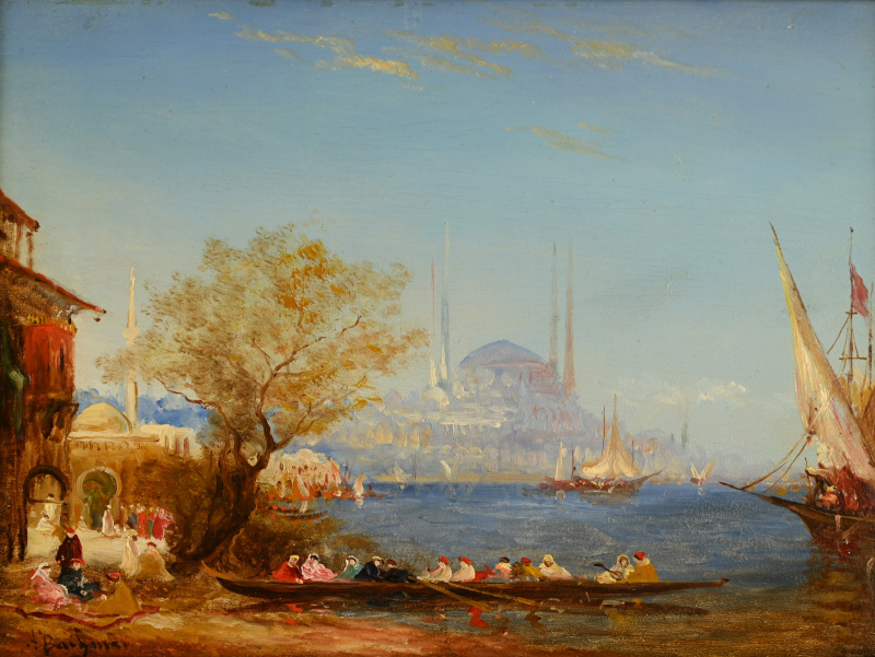 Le Bosphore à Constantinople