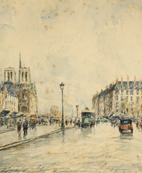Paris, les bouquinistes et Notre Dame