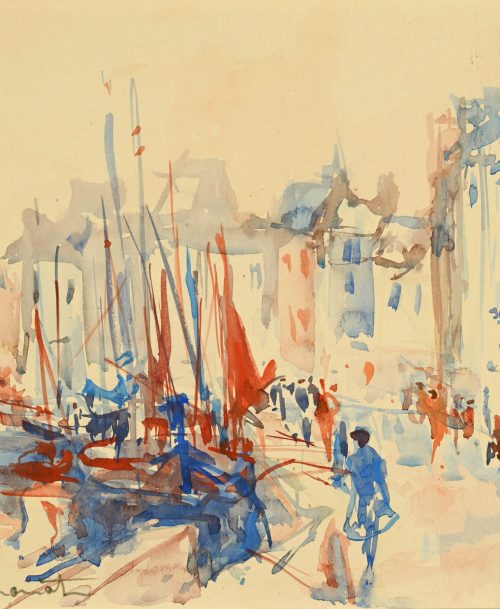 Les quais à Honfleur