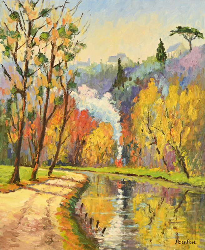 Automne sur la Rance à Dinan