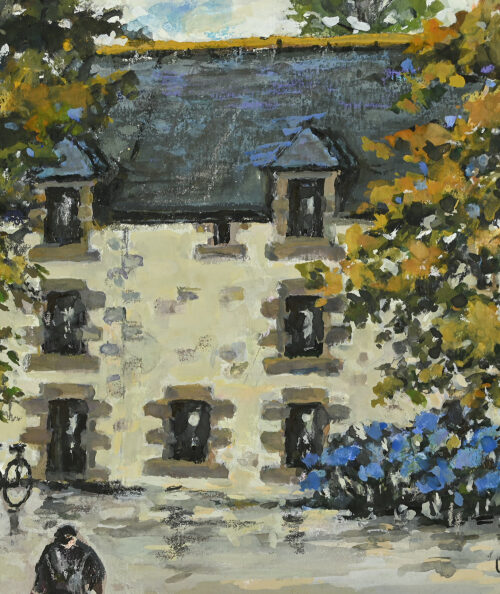Les hortensias bleus